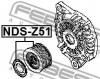FEBEST NDS-Z51 ШКИВ ГЕНЕРАТОРА