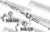 FEBEST NGB039 ПРОСТАВКА РУЛЕВОЙ РЕЙКИ (NISSAN INFINITI QX4 JR50 1996-2002 NISSAN TERRANO III PATHFINDER R50 1995-2