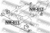 FEBEST NM012 ПОДУШКА ДВИГАТЕЛЯ ЗАДНЯЯ (NISSAN PATROL (GR) Y61 2000- NISSAN PATROL SAFARI Y60 1987-1997 NISSAN PAT