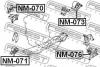 FEBEST NM-076 Подушка двигателя левая