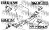 FEBEST NM-B10RR Подушка двигателя задняя