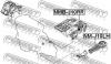 FEBEST NMJ10LH NM-J10LH_подушка двиг.лев./ Nissan Qashqai J10F 06]