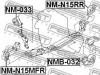 FEBEST NM-N15RR Подушка двигателя задняя