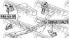 FEBEST NMN16ALH ПОДУШКА ДВИГАТЕЛЯ ЛЕВАЯ AT