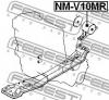 FEBEST NMV10MR NM-V10MR_подушка двиг.задн.MT/ Nissan Primera P12 2001]
