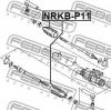 FEBEST NRKB-P11 Пыльник рулевой рейки