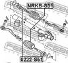 FEBEST NRKB-S51 Пыльник рулевой NISSAN MURANO Z51 2007-2014 NRKB-S51