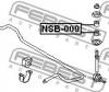 FEBEST NSB-009 Втулка тяги стабилизатора