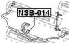 FEBEST NSB014 ВТУЛКА ПЕРЕДНЕГО СТАБИЛИЗАТОРА D25 (NISSAN AVENIR W11 1998- NISSAN EXPERT VW11 1999-2006 NISSAN INFI