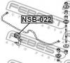 FEBEST NSB-022 Втулка заднего стабилизатора