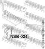 FEBEST NSB-024 Втулка переднего стабилизатора