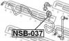 FEBEST NSB037 ВТУЛКА ПЕРЕДНЕГО СТАБИЛИЗАТОРА D26