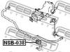 FEBEST NSB038 ВТУЛКА ЗАДНЕГО СТАБИЛИЗАТОРА D20 (NISSAN MURANO Z50 2002-2007 NISSAN PRESAGE U31 2003- NISSAN TEANA