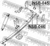 FEBEST NSB-046 Втулка рессоры