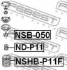 FEBEST NSB-050 Втулка амортизатора