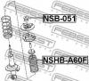 FEBEST NSB-051 Втулка амортизатора