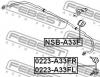FEBEST NSBA33F ВТУЛКА ПЕРЕДНЕГО СТАБИЛИЗАТОРА D23