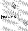 FEBEST NSBB15F ВТУЛКА ПЕРЕДНЕГО СТАБИЛИЗАТОРА D20