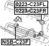 FEBEST NSBC23F ВТУЛКА ПЕРЕДНЕГО СТАБИЛИЗАТОРА D27