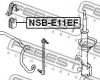 FEBEST NSBE11EF ВТУЛКА ПЕРЕДНЕГО СТАБИЛИЗАТОРА D26.5