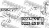 FEBEST NSB-E25F Втулка переднего стабилизатора