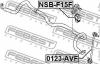 FEBEST NSBF15F Втулка стабил. FEBEST NSBF15F (D21mm) NISSAN QASHQAI J10F 2006- пер. =54613-JD04A