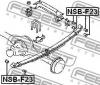 FEBEST NSB-F23 Втулка рессоры