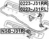 FEBEST NSBJ31R ВТУЛКА ЗАДНЕГО СТАБИЛИЗАТОРА D26 (NISSAN PRESAGE U31 2003- NISSAN TEANA (PRC) J31Z 2004-2008 NISSAN