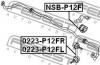 FEBEST NSBP12F ВТУЛКА ПЕРЕДНЕГО СТАБИЛИЗАТОРА D25 (NISSAN PRIMERA P12 2001-) FEBEST