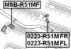 FEBEST NSBR51MF ВТУЛКА ПЕРЕДНЕГО СТАБИЛИЗАТОРА D34