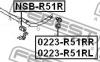 FEBEST NSBR51R ВТУЛКА ЗАДНЕГО СТАБИЛИЗАТОРА D26 (NISSAN ARMADA TA60/INFINITI QX56 (JA60) 2003- NISSAN PATHFINDER R5