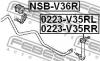 FEBEST NSBV36R Втулка заднего стабилизатора