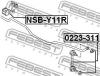 FEBEST NSBY11R Втулка заднего стабилизатора
