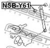 FEBEST NSB-Y61 Втулка заднего стабилизатора