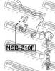 FEBEST NSB-Z10F Втулка переднего стабилизатора