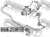 FEBEST NSBZ50R18 ВТУЛКА ЗАДНЕГО СТАБИЛИЗАТОРА D18 (NISSAN MURANO Z50 2002-2007) FEBEST