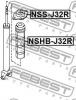 FEBEST NSHB-J32R Пыльник заднего амортизатора