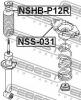 FEBEST NSHB-P12R Пыльник амортизатора задний