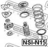 FEBEST NSI-N15 Проставка пружины нижняя