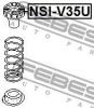 FEBEST NSI-V35U ПРОСТАВКА ПРУЖИНЫ ВЕРХНЯЯ