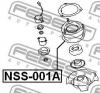 FEBEST NSS-001A Опора переднего амортизатора