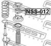FEBEST NSS-012 Опора заднего амортизатора