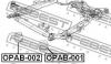FEBEST OPAB-001 Сайлентблок подрамника