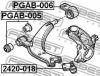 FEBEST PGAB-006 Сайлентблок переднего рычага