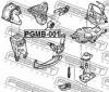 FEBEST PGMB-001 Сайленблок подушки двигателя
