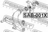 FEBEST SAB-001X Сайленблок задний переднего рычага