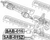 FEBEST SAB-015Z Сайлентблок задней цапфы плавающий