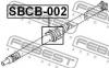 FEBEST SBCB002 ПОДШИПНИК ПОДВЕСНОЙ КАРДАННОГО ВАЛА