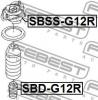 FEBEST SBD-G12R Отбойник заднего амортизатора