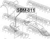 FEBEST SBM011 ПОДУШКА ДВИГАТЕЛЯ ЗАДНЯЯ AT SBM011 [13]